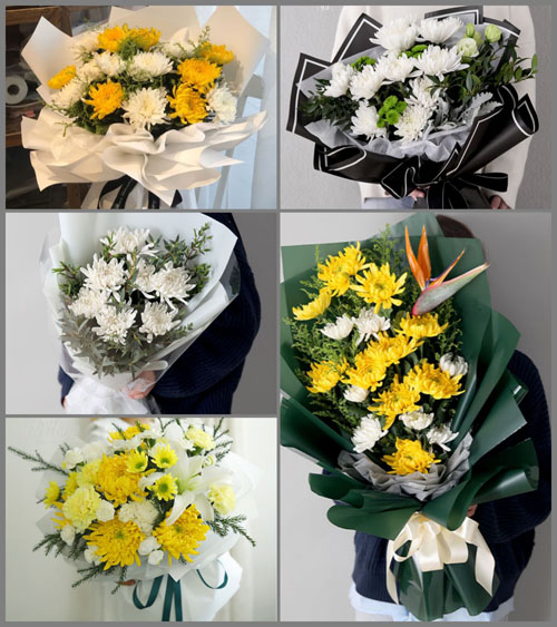 福建福州长乐市梅花镇梅东村白事花束代送